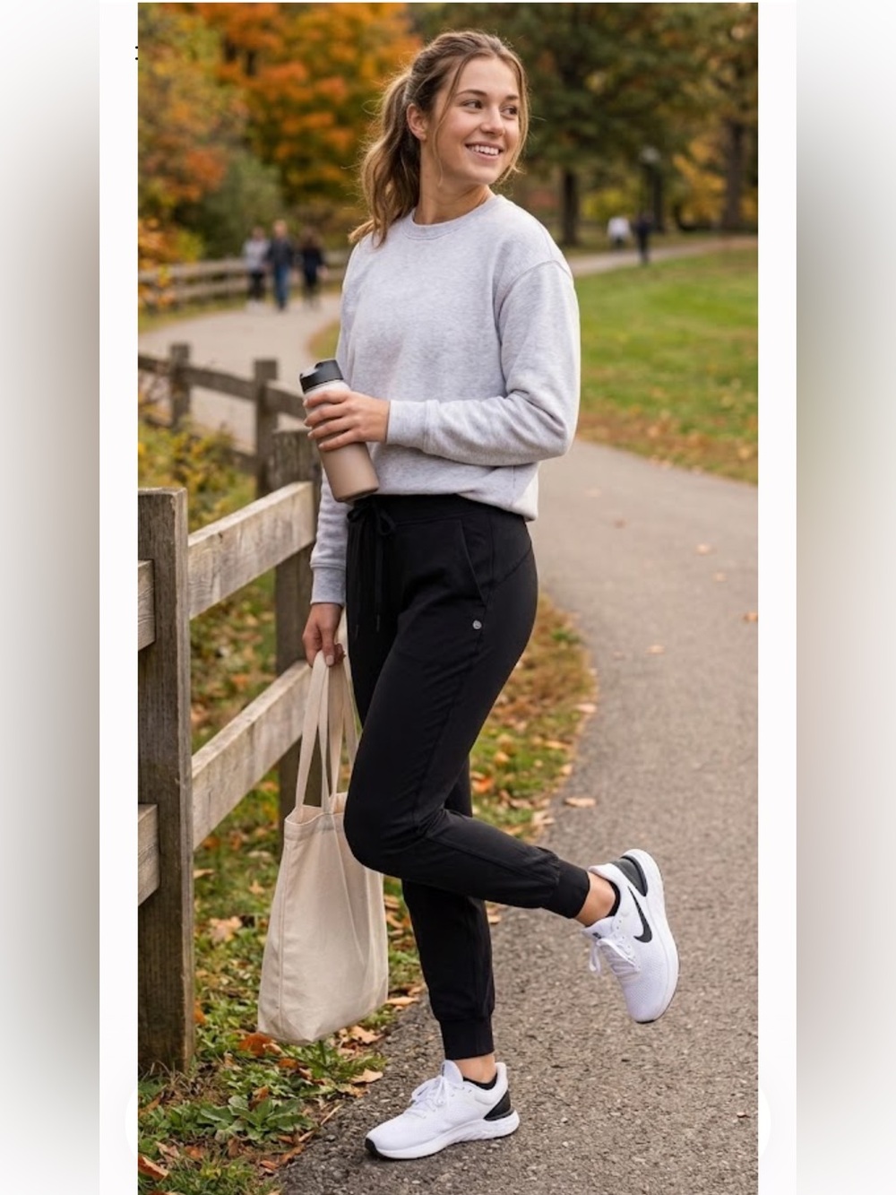 Lululemon Women’s Black Drawstring Jogger Pants